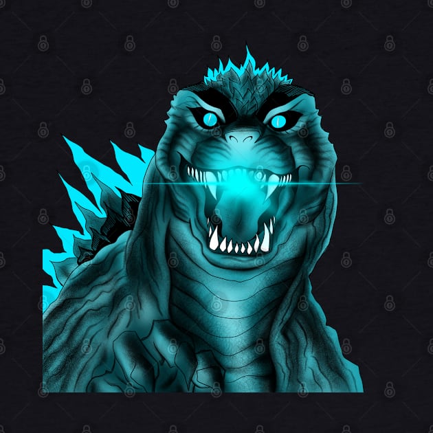 The kaiju godzilla goes radioactive by jorge_lebeau